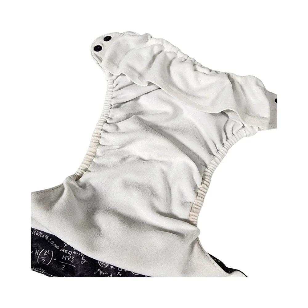 BumGenius Albert Science Math Physics Pocket Cloth Diaper with Insert Snap Rise‎